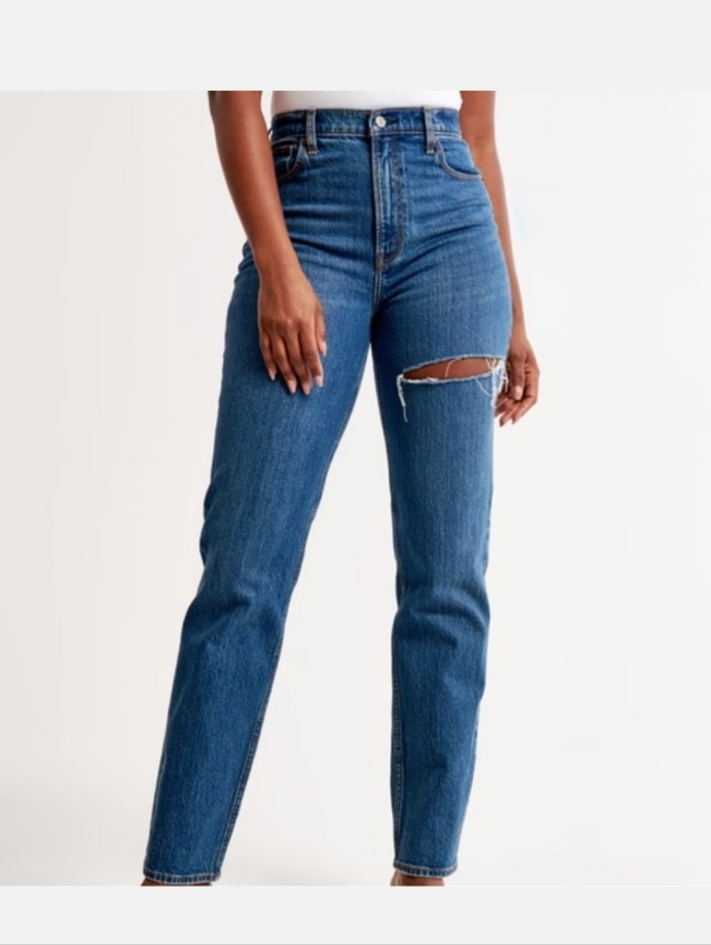 Abercrombie & Fitch Ultra High Rise 90s Straight Jean